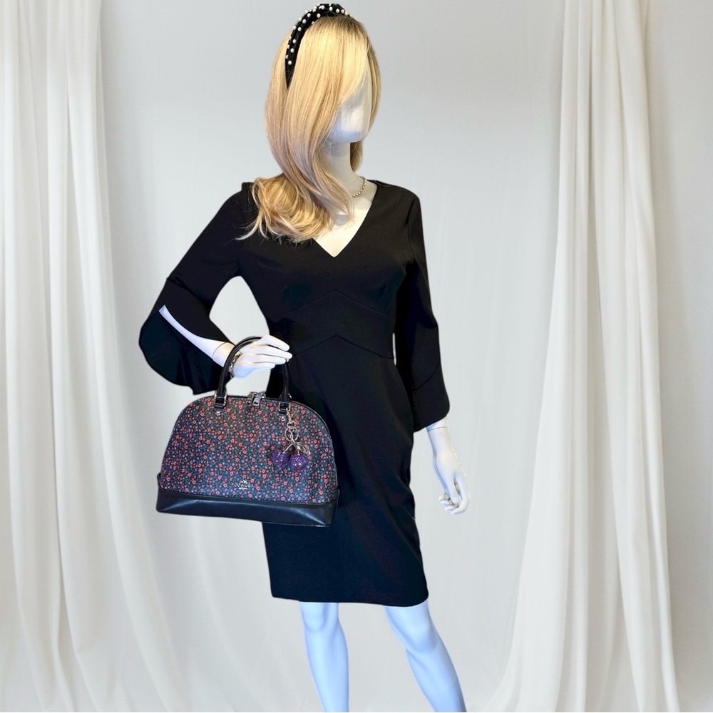 COACH Sierra Ranch Floral Dome Satchel Like New - Picture 14 of 15